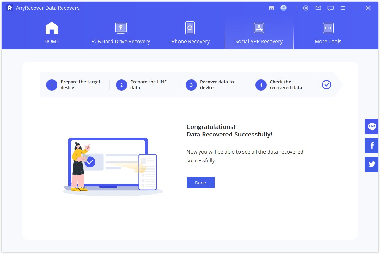 recover to Android successfully