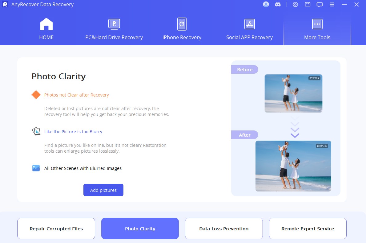 choose photo clarity 