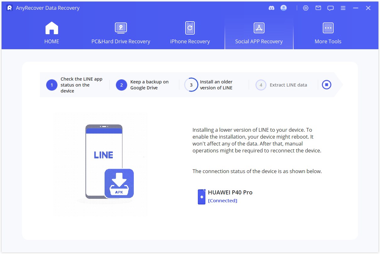 connect and prepare Android device