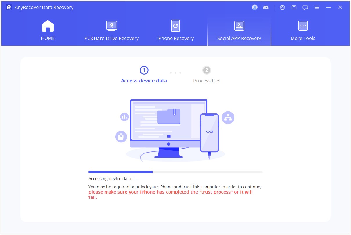 accessing iOS device data