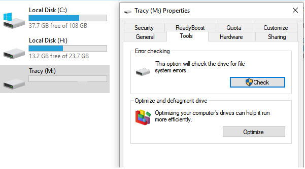 begin error checking