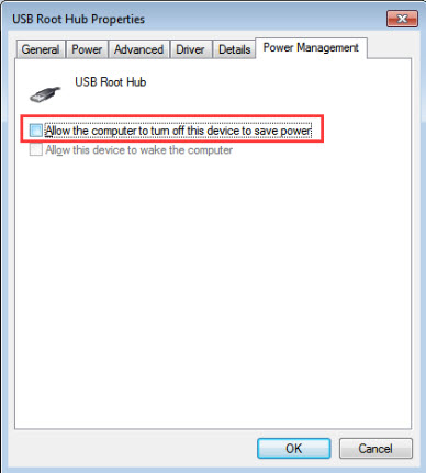 allow the computer to turn off this device