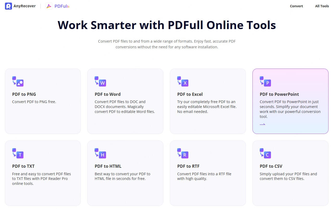 choose pdf to ppt converter