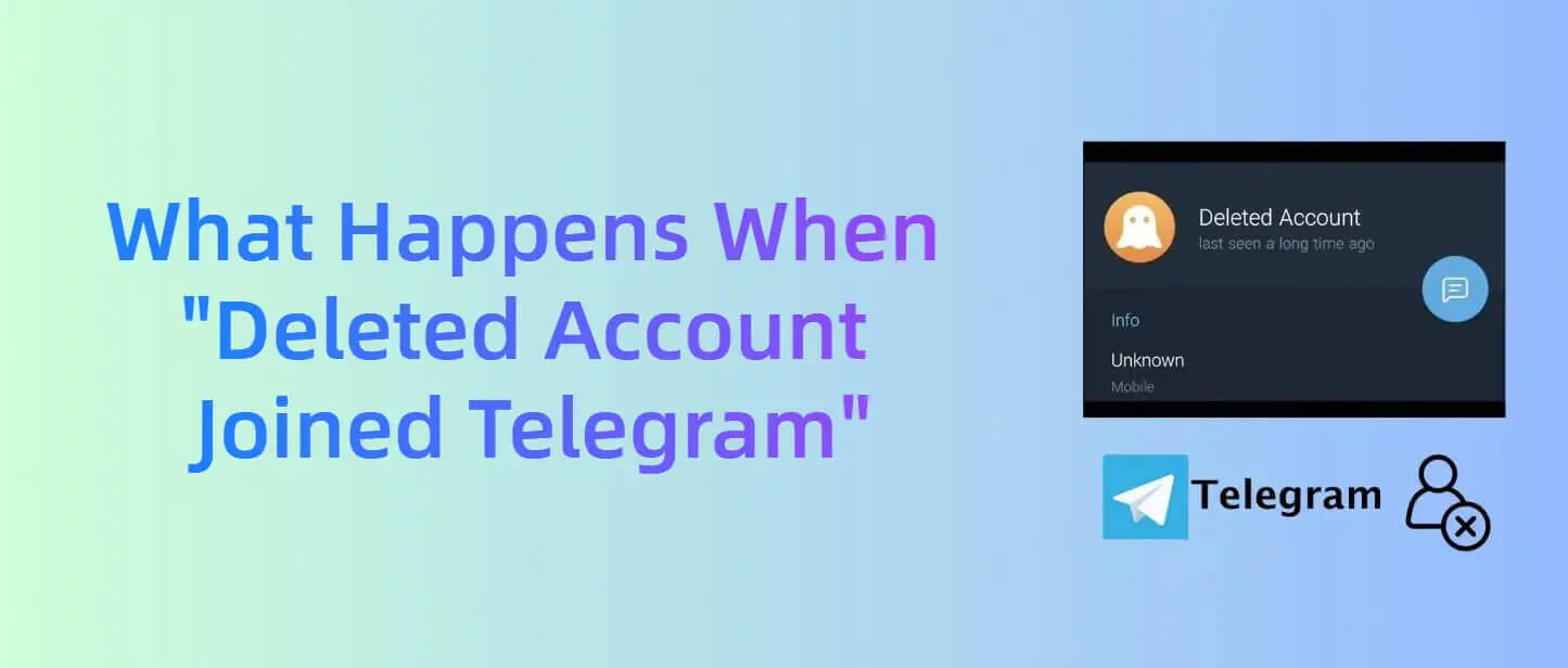 deleted account joined telegram