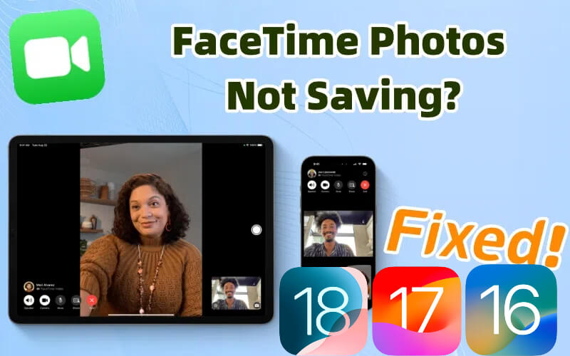 facetime photos not saving