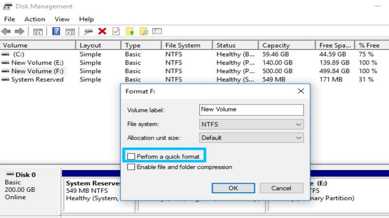 format your hard drive