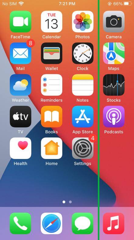 green lines on iphone screen