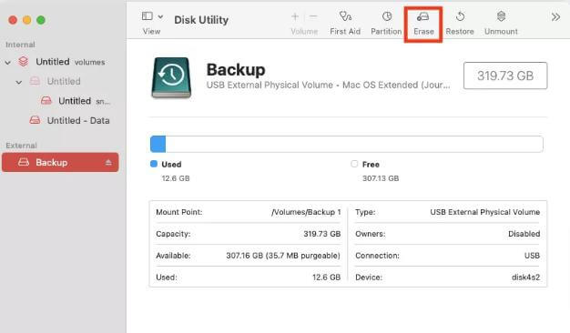 change format to fix a1708 820-00875 hard drive not recognized step1