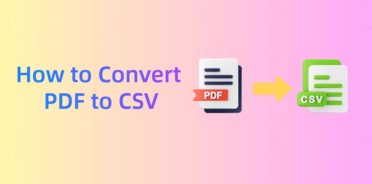 how to convert pdf to csv