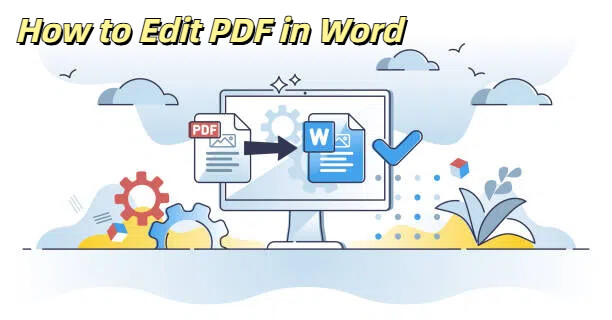 how to edit a pdf in word