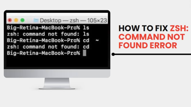 how to fix zsh command not found