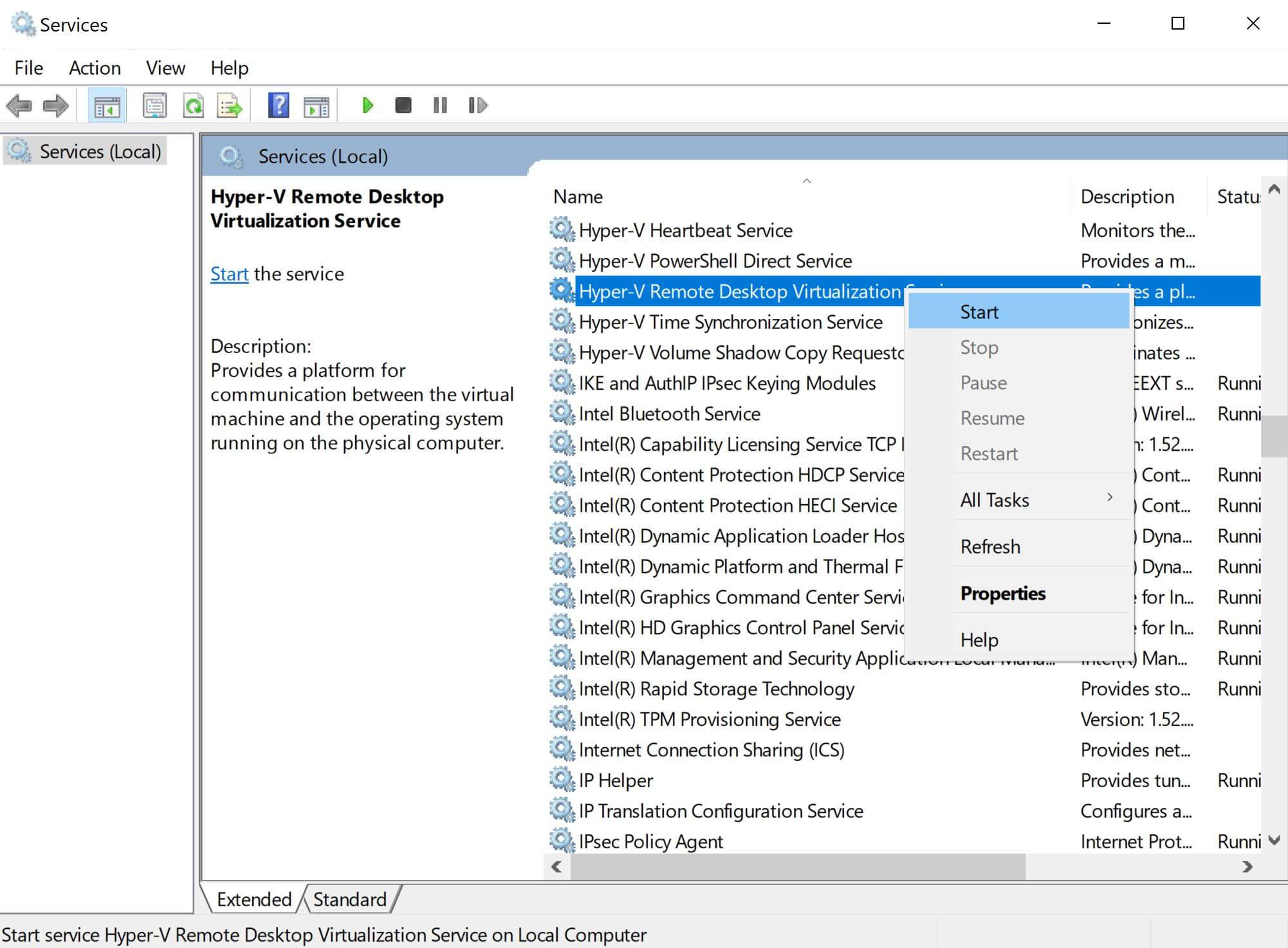 fix hypervisor error bsod