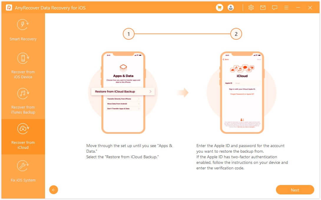  follow instruction to retrieve text messages from broken iPhone