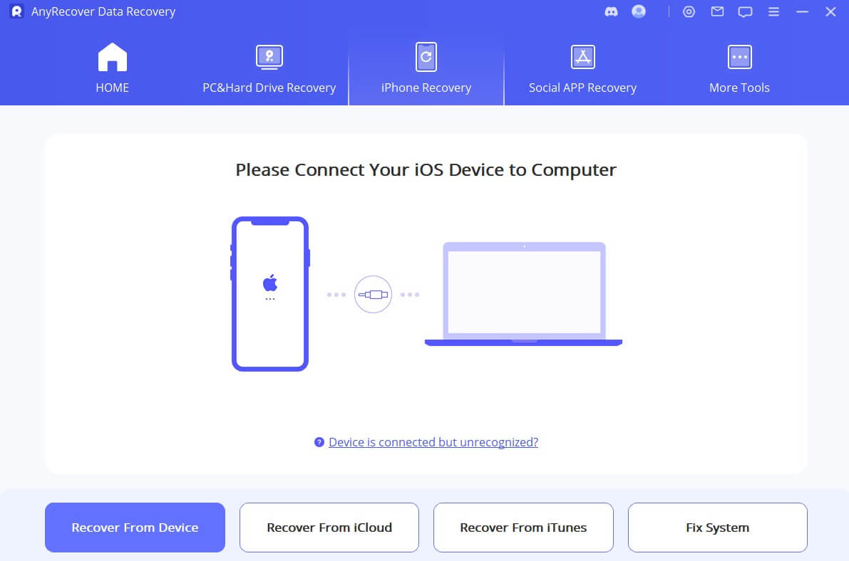 connect device to PC