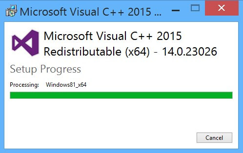 microsoft visual redistributable