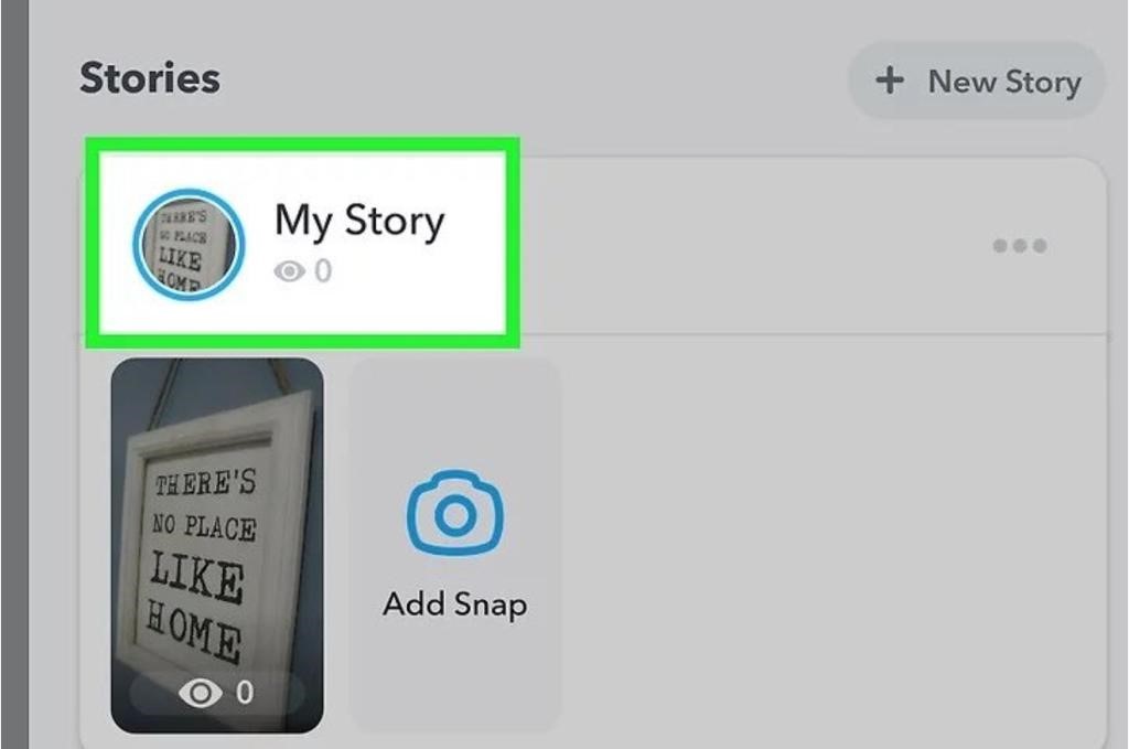 my story on snapchat