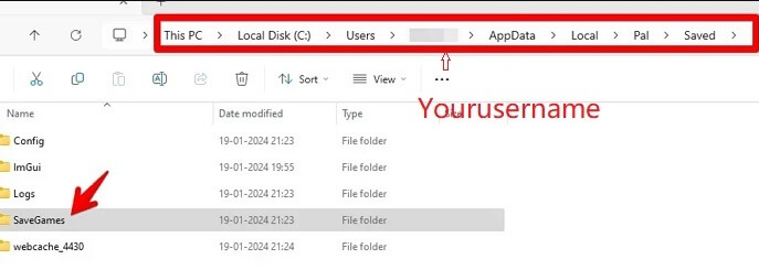 pc palworld ave file locations