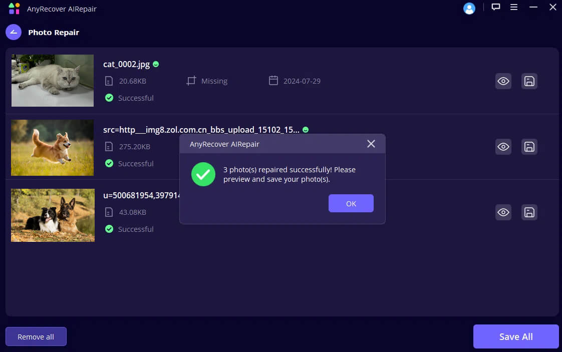 repair damaged photos