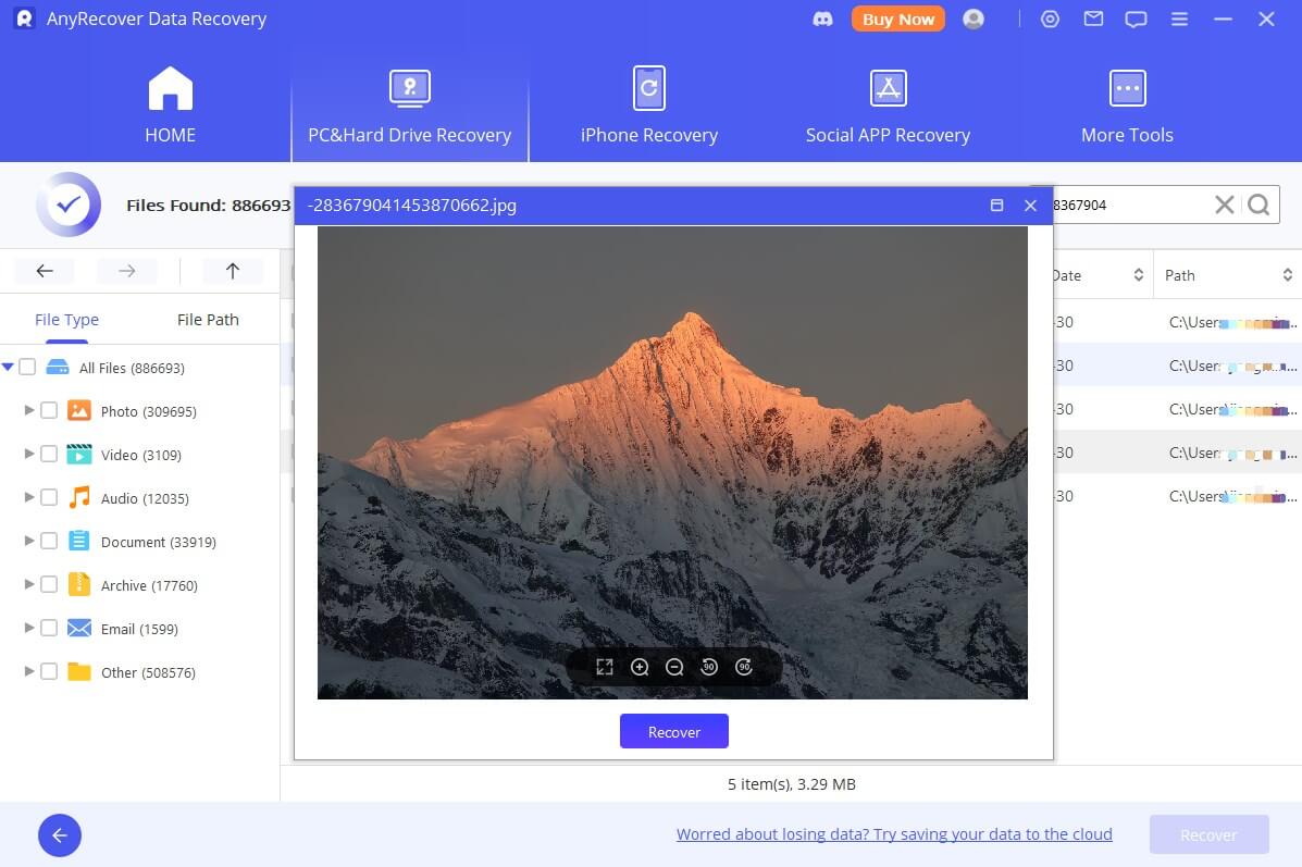 how to recover deleted files on mac step3
