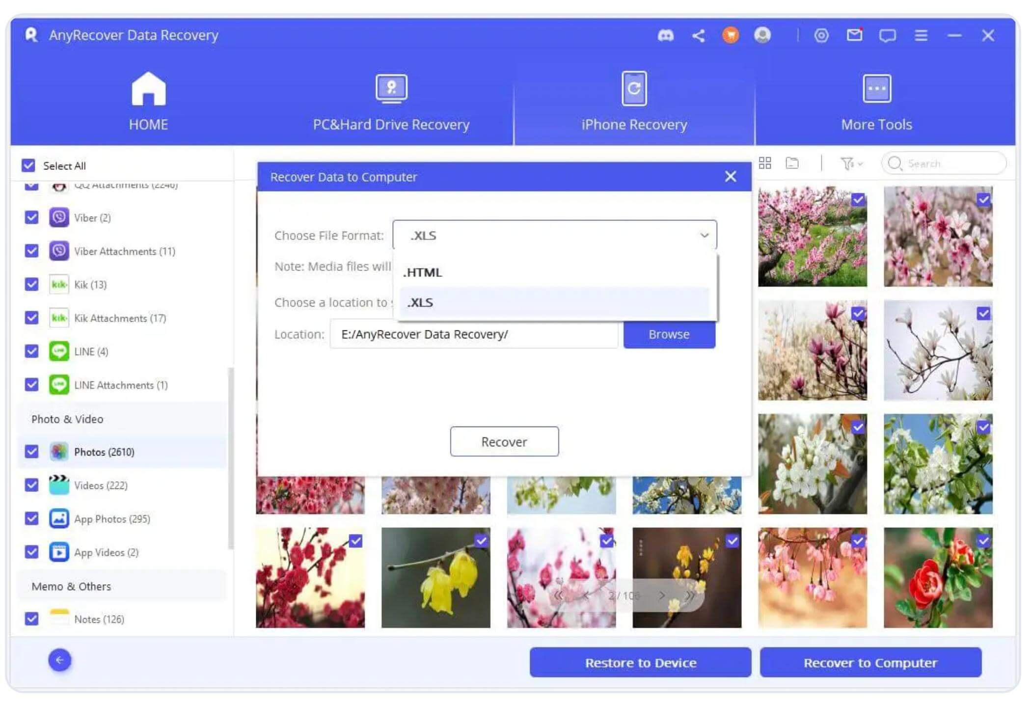 recover data loss on iphone