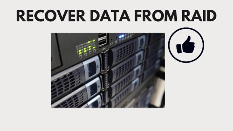 recover raid data