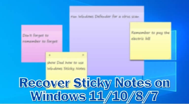 recover deleted sticky notes windows 11