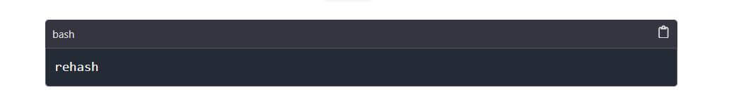 refersh cache to fix zsh command not found pip
