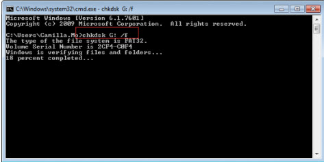 repair disk with cmd