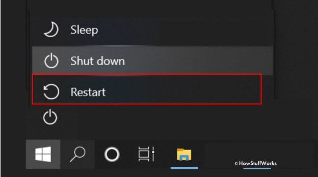 restart your computer