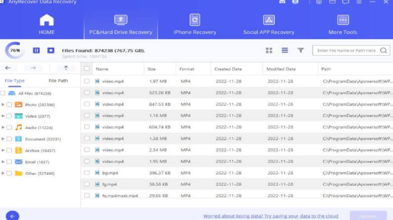 scan deleted files from sharepoint