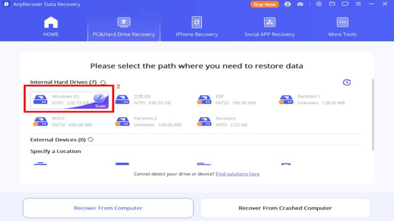 scan and preview step