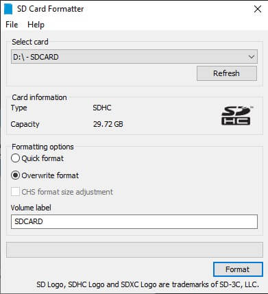 raspberry pi check health of sd card