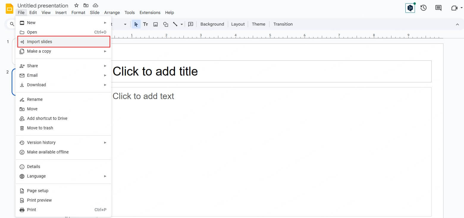 select import slides