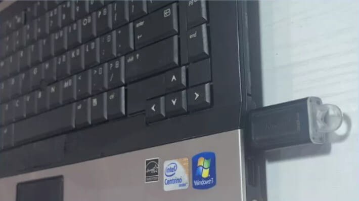 switch the external drive