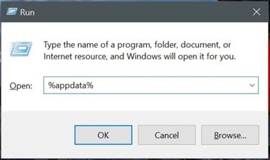 delete discord roaming data