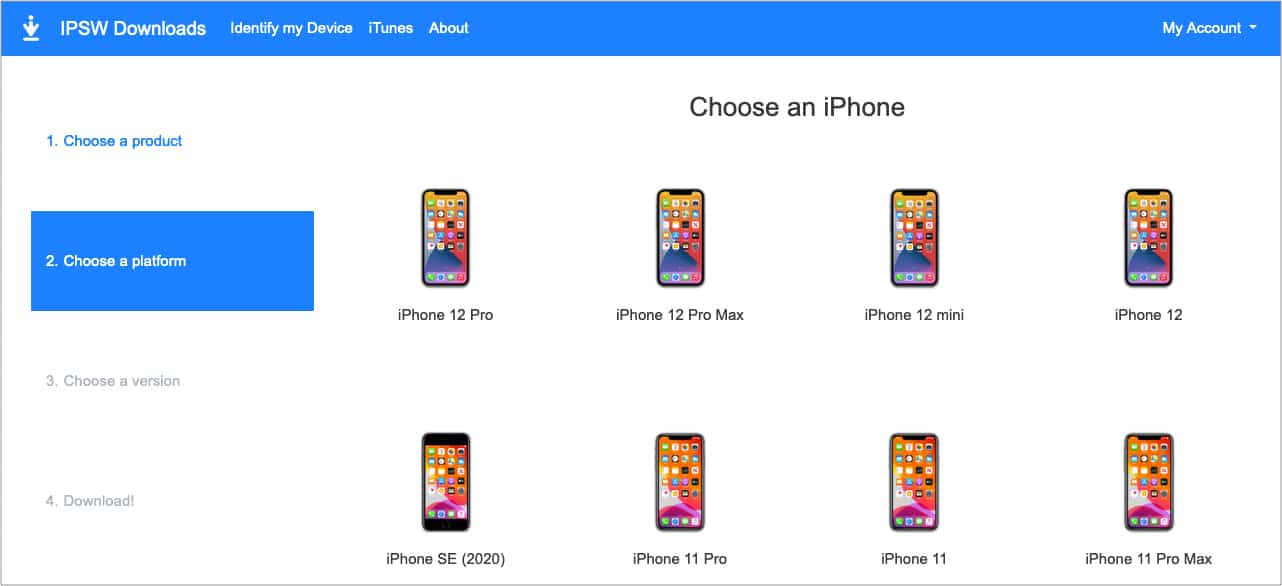uisng ipsw file to downgrade ios 18