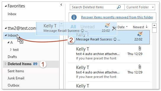 drag from deleted folder