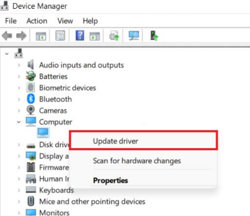 update driver
