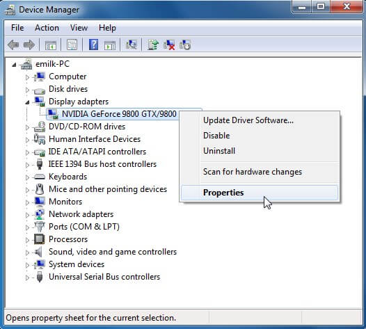 update graphics drivers