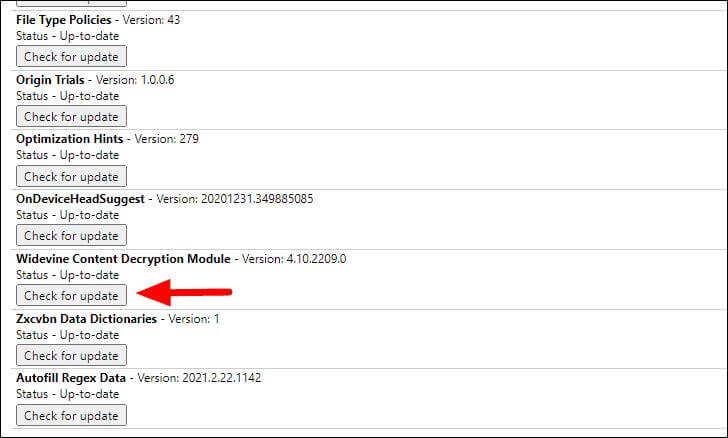 update widevine cdm to fix youtube tv playback error
