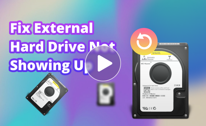 Fix External Hard Drive Not Showing Up