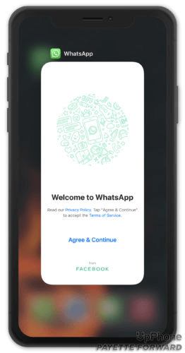close app to fix whatsapp not working