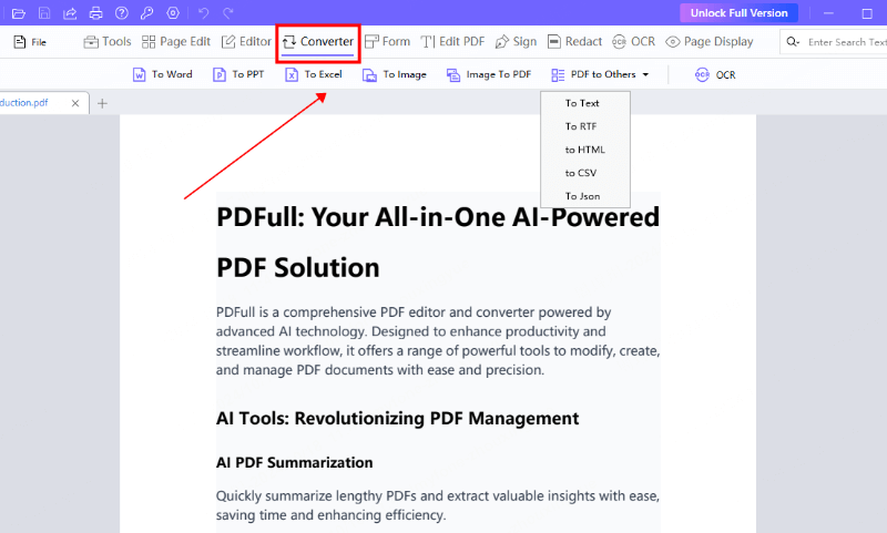 click converter button
