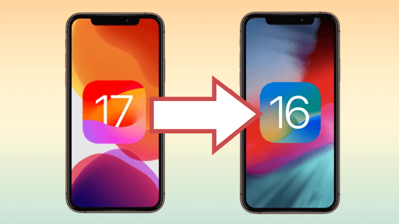 downgrade ios 18 to 17