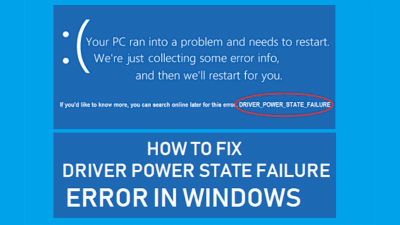 driver power state failure