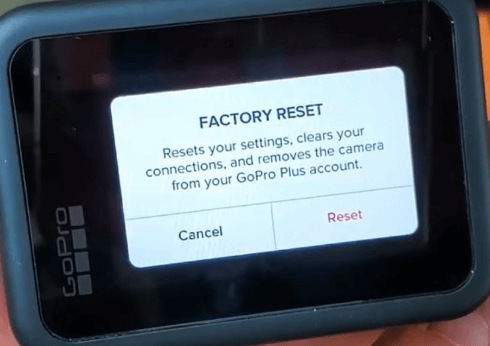 factory reset gopro