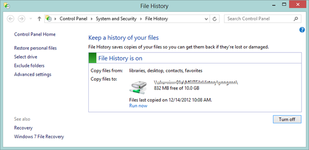 recover permanently deleted files from file history