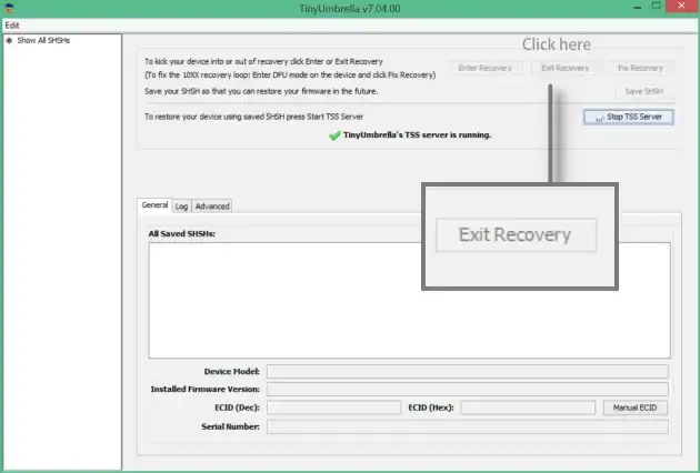 fix iphone stuck in recovery mode with tinyumbrella