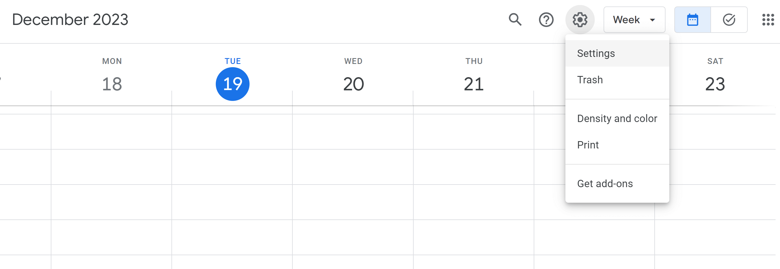 google calendar recover deleted events
