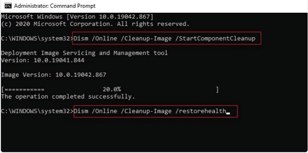 repair corrupted system file